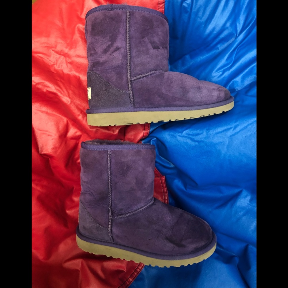 Purple UGG boots kids size 3